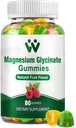 Magnesium Glycatate Gummies for Authers - Sugust Free Magnesium popassium supplement for Supple moid, both, Bobson & evation, 80 Gummies