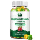 Magnesium Glycinate Gummies for Adults - Sugar Free Magnesium Potassium Supplement for Calm Mood, Muscle, Bone & Energy Support, 80 Gummies