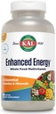 KAL® Enhanced Energy Multivitamínicos (Vitaminas e Minerais baseados em alimentos inteiros) w/ Antioxidantes, Enzimas Digestivas e Carotenóides Naturais