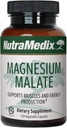 NutraMedix Magnesium Malate - Hezur Osasuna, Joint & Muscle Support - Hobetutako absortzioa - Energiaren laguntza osagarria - D bitaminaren laguntza (120 Vegetarian kapsulak)