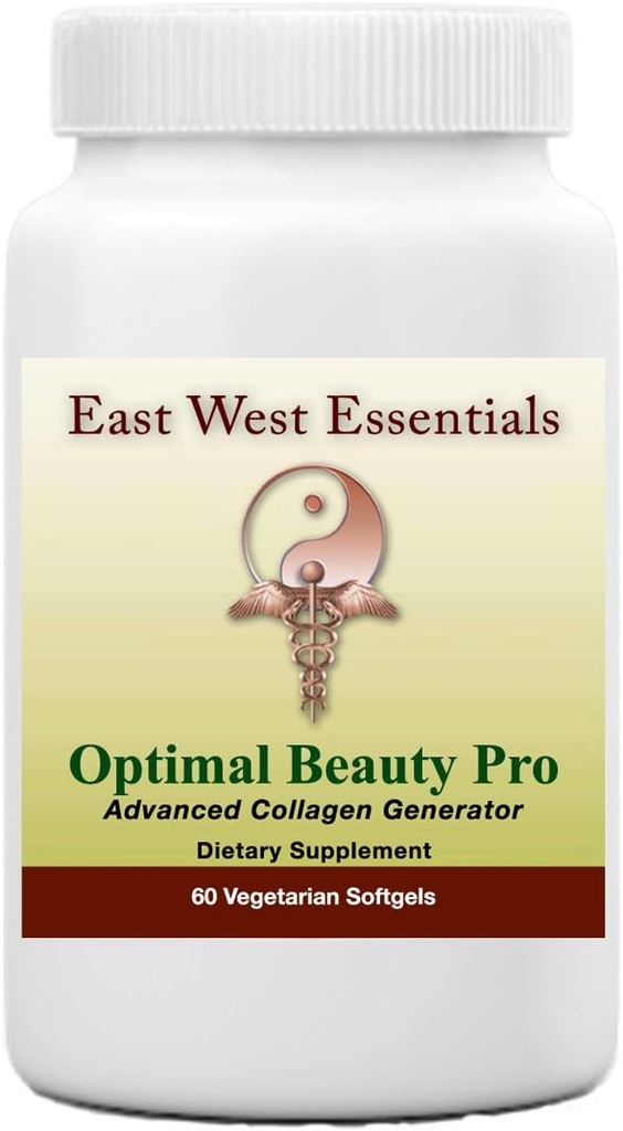 Optimal Beauty Pro - Dietary Supplement by East West Essentials - Promotes Thicker, Healthier Hair - Helps Build Collagen - Reduces Fine Lines & Wrinkles