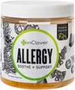 V Clover Natural Dog Alergie Relief Dodatek s kurkuma - Biologický Treat Supplement pro psy se sezónní alergie, Mangosteen pomáhá udržet histaminové úrovně
