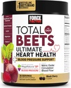 Фактор на сила Total Beets Ultimate Heart Health Blood Pressure support with CoQ10, Beet Root Powder, Grapse Seed Extract, Blood Pressure Addition for Circulation, Black Cherry, 30 Servings