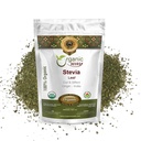 Organic Way Stevia Leaf Cut & Sifted - Herbal Tea (8 Ounce) | Stevia Rebaudiana botanical herb, European Wild-Harvest, USDA Organic and Kosher Certified; Non-GMO & 100% Raw from India