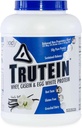 Nutriție corp Trutein Pulbere de proteine ridicate: 45% Whey, 45% Casein, 10% Ou alb proteine Shake Mix, Gluten-Free, Sodiu scăzut, supliment de proteine carbohidrat scăzut pulbere pentru bărbați și femei, Vanilla Bean, 4lb