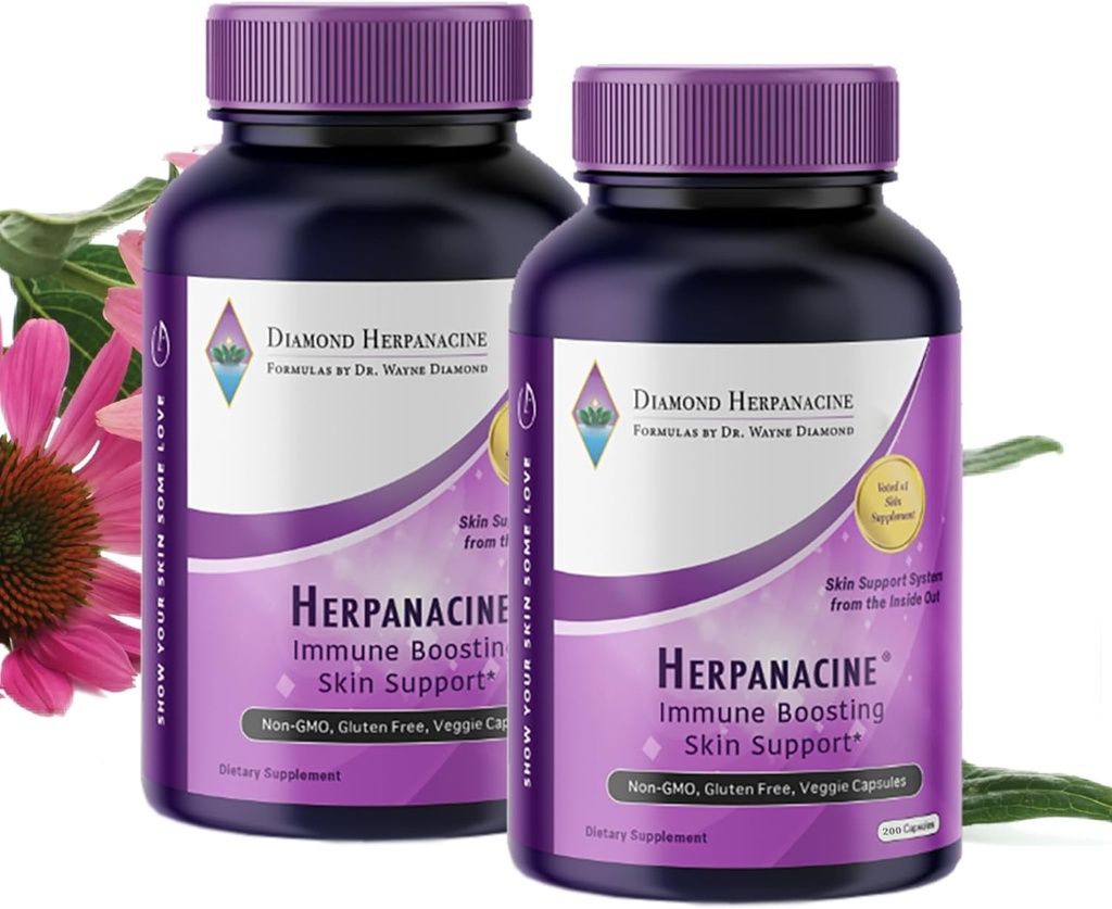 Diamant Natürliche Hautpflege und Immununterstützung - Vitamine, die helfen, die Haut zu reinigen - Haut und Immunsystem Unterstützung von Inside Out - Hergestellt mit natürlichen Inhaltsstoffen (400 Zähler)