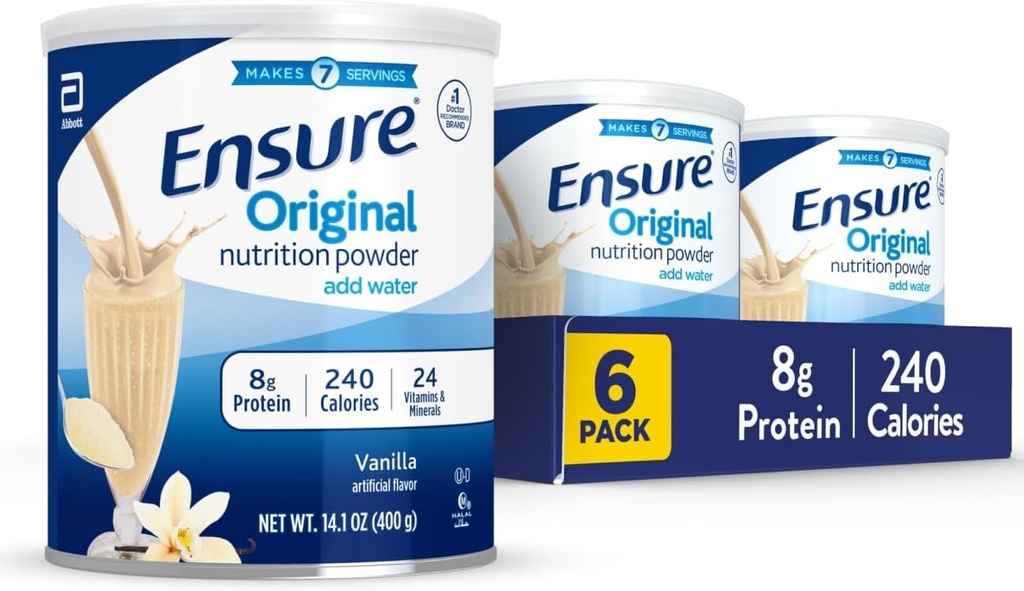 Zorg voor Originele Vanille Voeding Poeder vanille Proteïne Poeder van Vanille Vervangende Shake Mix 8g Proteïne, 24 Vitaminen & Minerals Immune Health