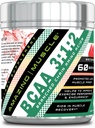 Amazing Muscle BCAA 3:1:2 Supplement | 60000 Mg Per Serving | 60 Servings | Watermelon Flavor