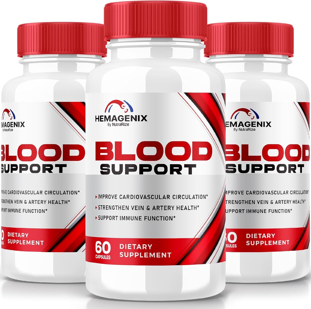 (3 Paket) Hemagenix Capsules, Hemagenix Advanced Blood Support Formula, Ümumi Wellness üçün Extra Strength Pills, Official Reviews (180 Capsules)