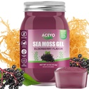 ACEYO(18 OZ) 爱尔兰长莓海 Moss Gel 有机 Raw Vegan Flavor 102 维生素和矿物野生收获 非GMO Immune Defense Booster 甲状腺素消化支持