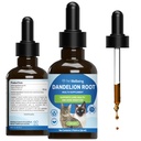 Pet Wellbeing Dandelion Root for Cats - Liver & Heart Health, Digestive Function, Blood Sugar Support, Certified Organic - Veterinarian-Formulated Herbal Supplement 2 oz (59 ml)