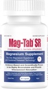 Extended Release Magnesium Lactate Delivery for 10x Better Absorption-Mag-Tab SR (Sustained Release) 60 Count-Supports Sleep, Muscle Cramps, Magnesium Deficiency Health Issue (60)
