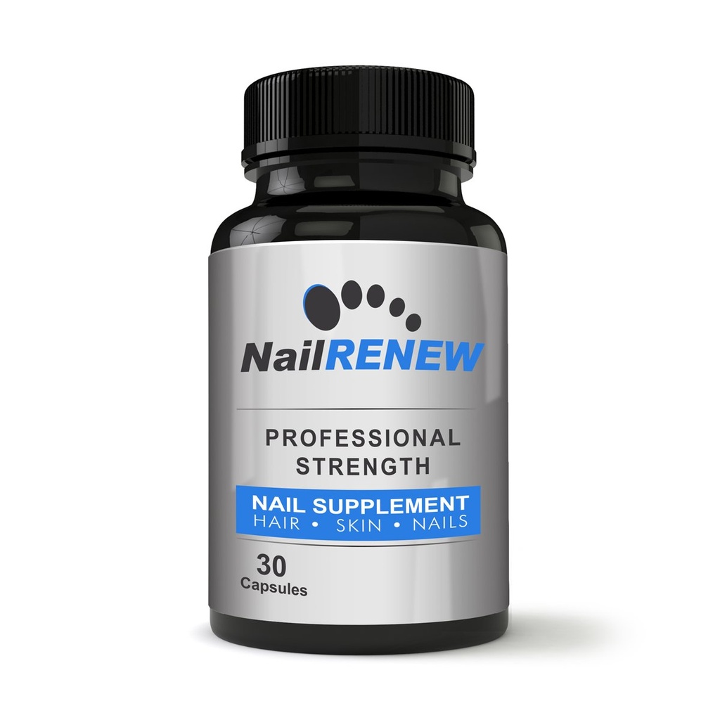 NailRENEW Daily Nail Supplement - Forta profesionala Biotin/Vitamina Blend, 30 capsule
