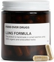 Food Over Drug Lung Formula – 含有有机穆林,Thyme,Licorice & Astragalus的草药解毒剂 – 肺支持的自然补充剂,呼吸清晰度和Mucus平衡剂 – 植物基卡普勒斯