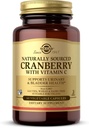 Solgar Cranberry mit Vitamin C - 60 Gemüsekapseln - Unterstützt Urinary & Bladder Health - Non-GMO, Vegan, Kosher, Glutenfrei - 60 Servierungen