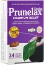 Prunelax Ciruelax Maximum Relief Laxative Tablets with Natural Senna for Occasional Constipatie, Senna Extract, Vegan & Gluten-Free, Gentle Overnight Relief - 24ct