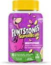 Flintstones Vitamīni SuperBeans,Kids Multivitamīni ar imunitāti Atbalsts ar vitamīniem A,D,Iodine&Zinc, lai atbalstītu veselīgu augšanu,Augļu uzliesmojošs,veģetārietis,Jelly Bean Chews,90 Skaits (Iepakojums var atšķirties)