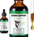 תמיכה Kidney לכלבים, Kidney Support Herbal Supplements תומך בתפקוד Kidney בריא ו- Urinary Tract בריאות בכלבים מחדש לאחסן Appetite 2 oz