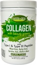 Essential Greens, Collagen with Organic Beauty Greens with Type I & Type III Peptides. Natural Flavors. Dietary Supplement. Wheat Grass, Barley, Spiraling, Kale, Alfalfa & More. 10.6 oz