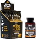ONNIT Nootropic Stack - Alpha Brain Capsule (30ct) + Alpha Brain Instant - Natural Peach (30ct)