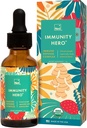 Ned Immunity HeroTM - אורגני, Herbal Immune תמיכה תוסף למבוגרים - Immune Booster עם Echinacea ו Astralagus