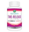Best Earth Naturals Time Release Caffeine with L-Tyrosine, Vitamin B6, Vitamin B12, Thiamin & More - Energy Supplement for Women and Men - 40 Count