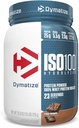 Dymatize ISO 100 Whey Protein Powder com 25g de hidrolisado, Fudge Brownie 1,6 Libra 25.6 Onça
