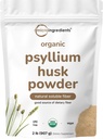 Micro Ingredients Organic Psyllium Husk Powder, 2lbs (32oz) | Daily Soluble Fiber Supplement | India Origin | Non-GMO, Keto Friendly, Vegan