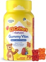 L 'il Critters Gummy Vites Daily Gummy Multivitamin for Kids, Vitamin C, D3 for Ammune Dukung Cherry, Strawberry, Orange, Pineapple and Blueberry Flavors, 70 Count Gummies