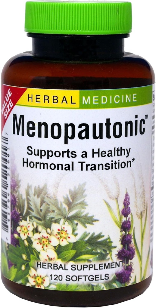 Herbs Etc. Menopautonic Softgels -- -- 妇女的基本补充 -- -- 激素过渡支助补充 -- -- 与Dong Quai & Motherwort一起提供月经支助 -- -- 120个Softgels(120个服务)
