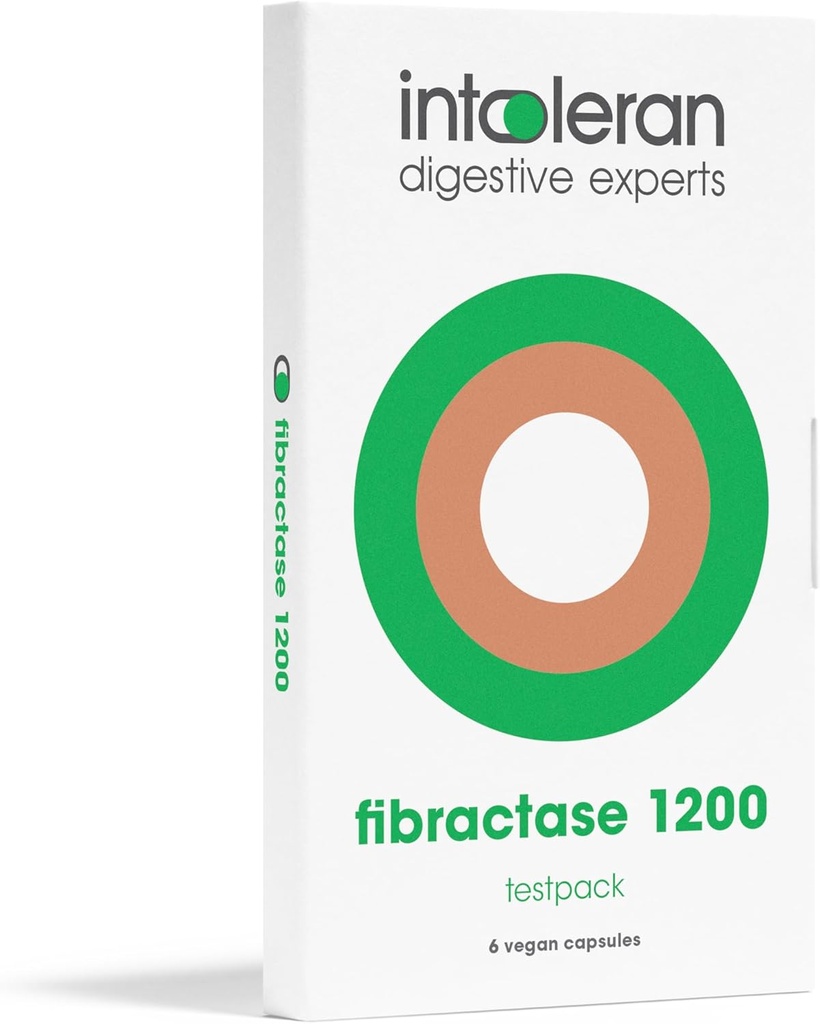 Intoleran Fibractase Forte Digestive Enzymes Testpack - 6 Κάψουλες 