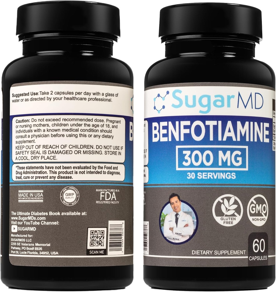 SugarMD Benfotiamine 300 MG
