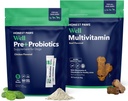 Dogs & Dog Multivitamin의 정직한 파우 Probiotics - 합동 건강을 위한 글루코사민 Chondroitin - 알레르기, 면제, Gut 건강 - 소화 및 피부 & 외투 지원