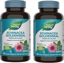 Tự nhiên cách Echincacea Goldensa - 900 mg Echichacea 7 Herb blucle 1 2-capsule Phục vụ - Cho Immune Consol, Gentian & Burdock - 180 Vegan Capsules (Pack of 2)