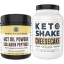 Left Coast Performance Keto MCT Powder + Collagen and Keto Cheesecake Meal Replacement