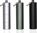 3 Packs Portable Keychain Pill Holder Case, EFFIET 3 השוואתיות Metal Pocket Emergency Piller Container Dispenser Box Out Medicine Bottle Tin for Daily Supply