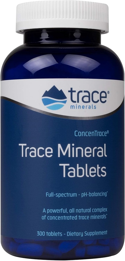 Trace Minerals Research Trace Mineral Tablets - 300 tabletter