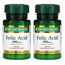 Nature's Bounty Folic Acid 800 mcg Tablets Maximum Strength 250 ea (Pack of 2) in Pakistan