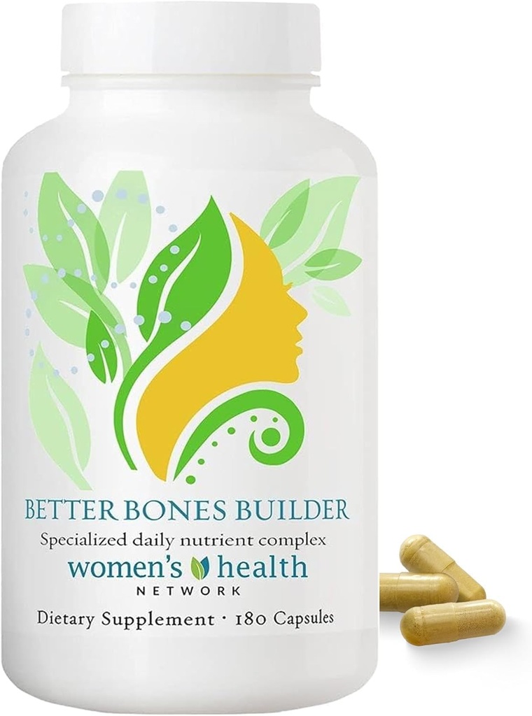 Better Bones Builder - 32-in-1 Calcium תוספי לנשים, 300 מ"ג Calcium עם ויטמין A, C, D3, K ו-300 מ"ג מגנזיום, Zinc Selenium & Trace מינרליםs עבור כוח העצם - 180 הרוזן (30 ימים אספקה)