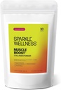 Sparkle Wellness Muscle Boost (Mixed Berry) [30-Serves] ) Collagen supplement Powder with Hydrolyzed BODYBALANCE Collagen Peptides " Buffered Vitamin C | Improves Body Composition