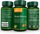 Netrition Brain Booster - ג'ינקגו בילובה, Turmeric, Cistanche Tubulosa, Fo-ti Extraction - תמיכה טבעית לתפקוד המוח - Clarity, Focus and Memory Enhance - 90 Veggie כמוסות