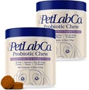 PetLab Co. Dogs, Support Gut Health, Occasional Diarrhea, Digestive Health & Seasonal Allergies - 살몬 맛 - 포장 할 수있다 Vary - 30 소프트 체스 팩 2