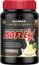 ALLMAX Nutrition ISOFLEX Syrovátkový proteinový izolát, ananasový kokos - 2 lb - 27 gramů proteinu per Scoop - nulový tuk & cukr - 99% laktóza zdarma - gluten zdarma & Soy zdarma - Přibližné 30 Podání