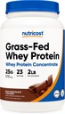 חומרים מזינים Grass-Fed Whey חלבון ריכוז (Chocolate) 2LBS - Undenatured, non-GMO, Gluten Free, Natural Flavors