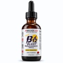 Bricker Labs B12 Blast Methylcobalamin 5000mcg, Great Tasting Sublingual Liquid Energy Vitamins -Vegan B12 Vitamins, Sustained Energy and Cellular Health Supplement - 59-Day Servings