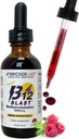 Bricker Labs B12 Blast Methylcobalamin 5000mcg, Great Tasting Sublingual Liquid Energy Witaminy -Vegan B12 Witaminy, Trwała Energia i suplement zdrowia komórkowego - 59- Dzień Służenia