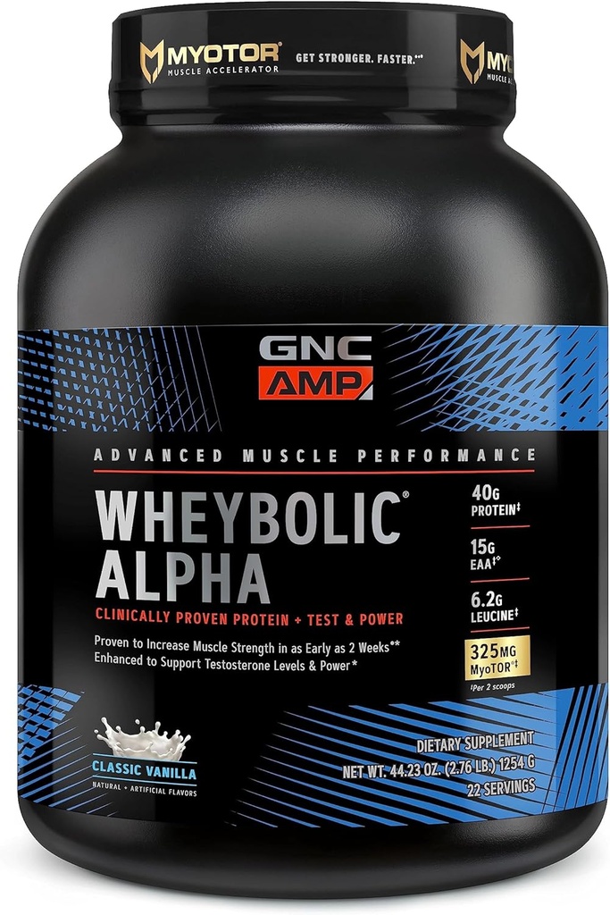 GNC AMP Wheybolic Alpha - Classic Vanilla (22 Služeb)