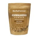 HerbsForever Ashwagandha (Withania somnifera)Root Powder- Ayurvedic Adaptogen Herb For Sleep, Anti Stress,Ideal for Smoothie, Juice & Teas| Wild Harvested, Non GMO, 2X Potency,Ultra Clean| 8oz-1/2 LBS
