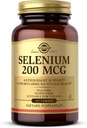 Solgar Selenium 200 mcg - 100 tablečių - Antioksidantas & Imuninė sistema Sveikata - Ne GMO, Veganas, Pienas Nemokamas, Kosher - 100 Paslaugos