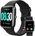 GRV Smart Watch voor iOS en Android Phones (Antwerpen / Make Calls), Horloges voor mannen IP68 Waterdichte Smartwatch Fitness Tracker horloge met hartslag / slaap Monitor stappen Calorieën Counter (Zwart)